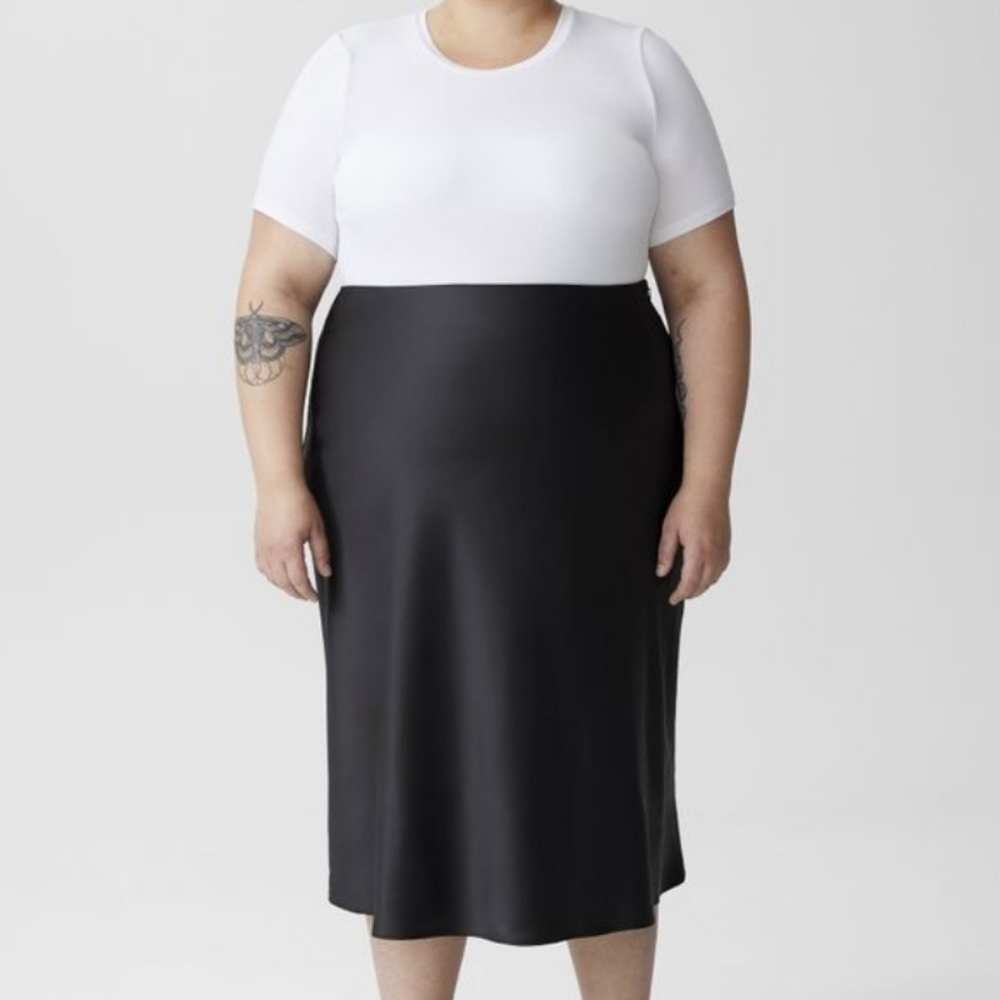 NWT Universal Standard Ceecee midi bias skirt